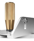 Heavy Duty Miter Gauge With 27 Positive Stops For Table Saws, Router Tables, And Band Saws, Built From Steel And Brass, side view