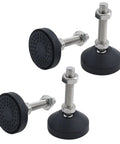 Premium Adjustable Furniture Feet 4 Pack Reinforced Nylon Base M10x50mm Thread Glides Built Tough for leveling tables and sofas.