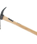 One-Handed Pick Mattock For Garden Work Heavy Duty Cruciform Hand Tool 9.4 Inch Head 3.5 Inch Horn 2.0 Inch Blade