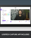 Hella Crisp 1080P HD Webcam For Smooth Streaming And Ridiculously Clear Video Recording With Autofocus And Dual Mics displayed on laptop
