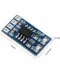 Solar Battery Charger And MPPT Controller For LiPo And Li-Ion Batteries, 1A Output, 4.2V Charge, Input 4.4 To 6.5V, CC CV, small PCB