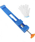 Adjustable Cutting Base Guide For Wood And Tile Plastic Precision Cutting Rail With Screw Adjust Positioning Clamp 12.5 Inch