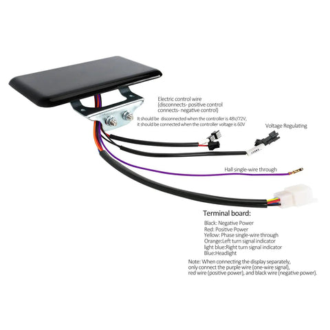 High Power Brushless ESC With Clear LCD Display 1000W To 2200W wiring harness