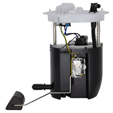 Direct Fit Easy Bolt On Fuel Pump Module Assembly With Sending Unit For 2008 2009 Cadillac CTS V6 3.6L And 2.8L Includes Fuel Pump Tank Seal O Ring Interchangeable With E3798M SP6036M FG1301 19208373, side view showing components