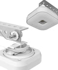 No Drill Mount Bracket For Chamberlain Garage Door Opener, Damage-Free Installation with MyQ Smart Garage Control shown mounted