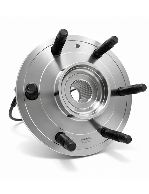 Front Wheel Bearing Hub Assembly 6 Lug With ABS Plug And Play Fit For Chevy Silverado 1500 2007 2014 4WD