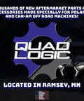 Logo for Quad Logic, aftermarket parts supplier for Polaris and Can-Am, located in Ramsey, MN.