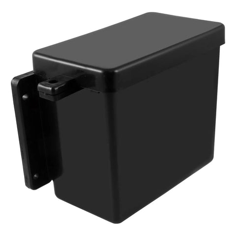 Gutsy Lockable Trailer Breakaway Battery Case Built Tough With Weather Sealed Polyethylene And Easy Bolt On Mount for secure storage.
