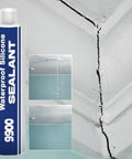Zero Sweat Multi Material Sealant With All Weather Waterproof Adhesive For Home Repairs And Auto Fixes in a tube, sealing visible cracks.