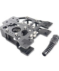 CNC Aluminum XY Axis Motor Drive Frame Kit With PG7 Cable Gland For High Speed 3D Printer Motion, Ultra Light Structure For Quick Response, Precision Machined Gantry Frames, Easy Mounting And Strong Stiffness, black aluminum part