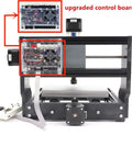 Front view of 1610 Pro Desktop CNC Milling Machine With Offline Controller showing upgraded control board and offline components.