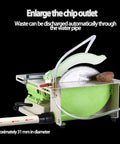 Pro 110V Gem Faceting Machine 5-in-1 Bench Grinder with water pipe for automatic waste discharge.