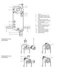 Diagram of Heavy Duty 24V AC Modulating Air Damper Actuator Gbb164.1E showing components and wiring for HVAC installation.