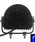 Upgraded Blue Curved Halo LED Forklift Lights 40W DC 10V To 110V Rear Safety Arc Light back view with blue glow