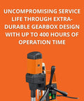 Magnetic Base Drill With Motion Sensor And Internal Cooling, 1200W Power, 1-1/4 Inch HSS Cutter, 2 Inch Drilling Depth
