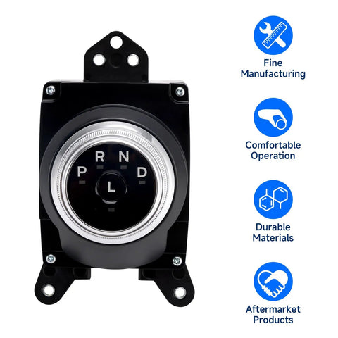 Front view of Ford Escape Automatic Transmission Shifter Knob Replacement Plug And Play OE Style Gear Shift Lever Switch LX6Z-7P155-U