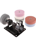 Heavy Duty 70MM Grinding Wheel With 10mm Bore For Smooth Metal Surface Finishing And Polishing Projects Made Tough For Pro Tools And DIY Grinders, included accessories.