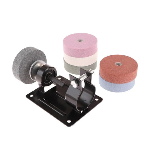Heavy Duty 70MM Grinding Wheel With 10mm Bore For Smooth Metal Surface Finishing And Polishing Projects Made Tough For Pro Tools And DIY Grinders, included accessories.