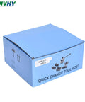 Box of Wedge Type Quick Change Tool Post Set 250-222 For Mini Lathe And 10-15 Swing CNC Lathe Tool Holder