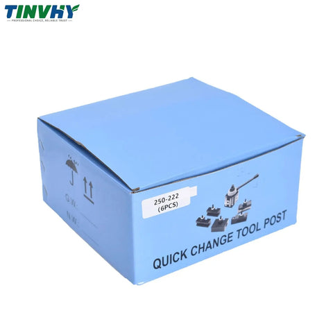 Box of Wedge Type Quick Change Tool Post Set 250-222 For Mini Lathe And 10-15 Swing CNC Lathe Tool Holder