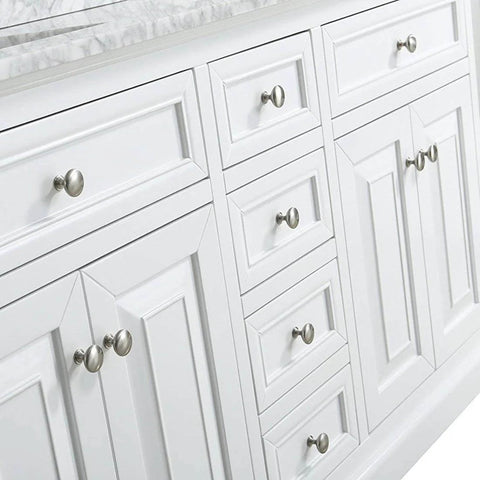 Installed Satin Nickel Cabinet Knobs Set 15 Pack Round One And One Eighth Inch Dresser Pulls With Brushed Nickel Finish Zinc Alloy