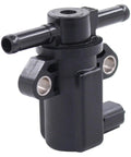 EVAP Vapor Canister Purge Solenoid Vent Valve Compatible With Nissan Armada Titan 2004-2021 black part front view