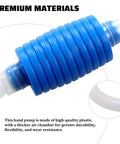 Close-up of Heavy Duty Manual Gas Siphon Pump With Flexible Hose showcasing high-quality plastic and thicker air chamber.