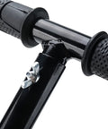 Close-up of handle and grip of Heavy Duty Garden Auger Drill Bit 5.9 Inch By 33 Inch Handheld Post Hole Digger with non-slip handle.