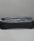 Keep Static Outta Your Circuit Boards With This Antistatic Clear Crossbody Tool Bag featuring a clear top and black base.
