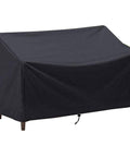 All Season Outdoor Bench Cover For 2 Seats Weatherproof Patio Furniture Protector Dustproof Waterproof Shield For Lawn Porch Yard