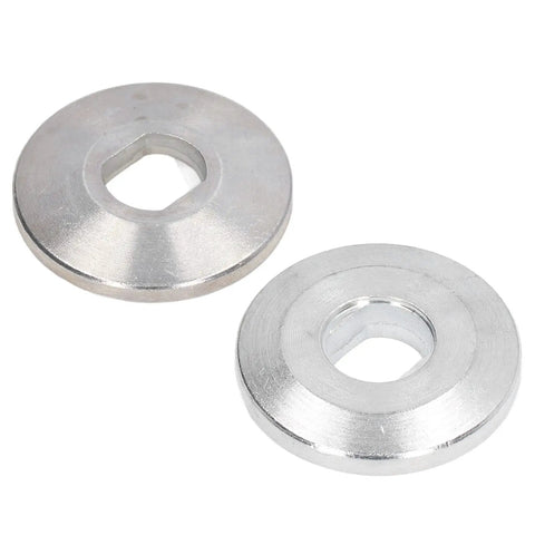 Two carbide pressure plates from 2 Pack Premium Carbide Pressure Plates and Bearing Block for 10 Inch Aluminum Miter Saw