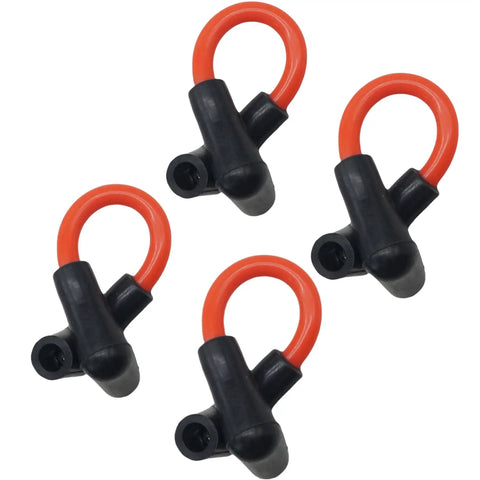 4 Pack 6 Inch Spark Plug Wires For OMC Johnson Evinrude Outboard Motors V4 To V6 10 To 235 HP Ignition Coil Wires