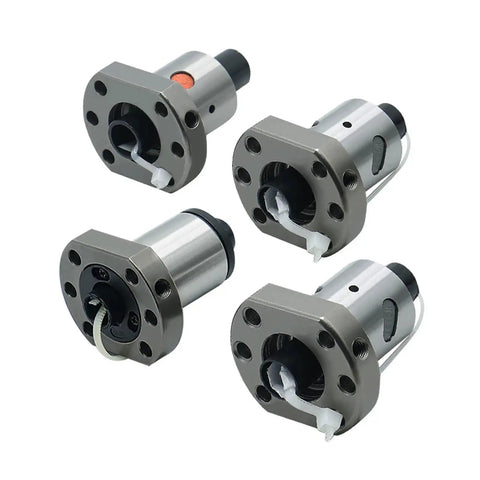 Get Your Hands On This High Precision SFU1604 Ballscrew Nut For Smooth CNC Motion Control, showcasing multiple angles of durable design.