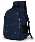 Galaxy Themed Backpack With Large Capacity For Everyday Use Unisex Durable Polyester Daypack Featuring Bold Space Graphic