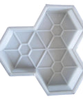 Leaf Pattern Concrete Paver Mold For Pathways And Patios Reusable Stone Garden Mold DIY Landscape Paving Tool hexagonal shape.