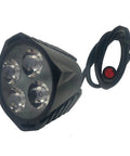 Ultra Bright 12W 300 Lux E Bike Front Headlight With 2 Pin Waterproof Connector for night riding safety