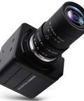 4K USB Camera with 5-50mm Zoom Lens, 10X Optical Zoom, Sony IMX317 Sensor, UHD 3840x2160 at 30FPS, side view close-up