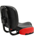 Ultra Comfy Bike Seat With Backrest For All Rides, Ride Ready Support Up To 220 Lbs, Adjustable Height, Cozy Plush Foam Cushion, Fits Trikes Electric Bikes Commuters And Stationary Bikes Black Red, black red bike seat with backrest