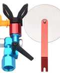 Airless Spray Gun Guide Accessory With 517 Tip And 10 Inch Extension Pole For Graco Titan And Wagner Magnum Sprayers, Pro Grade Precision Color Separation, Even Coverage, Spray Guide Painting Tool For Clean Lines And Pro Finishes
