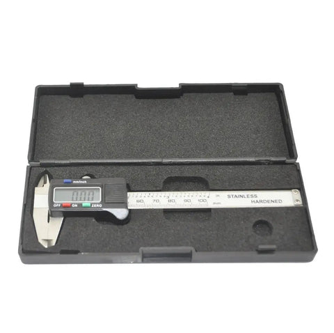 Handy Digital Stainless Steel Caliper Micrometer With Inch And Millimeter Conversion in protective case