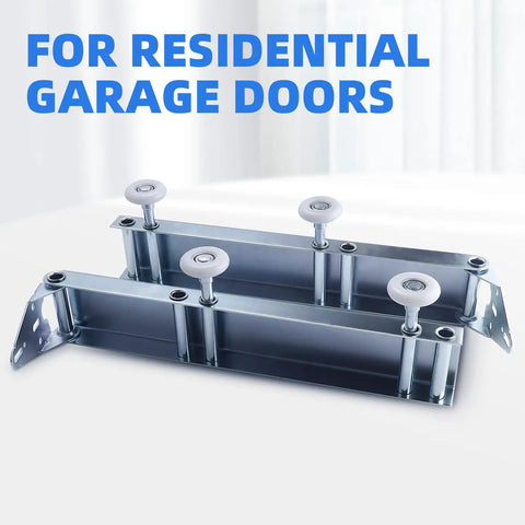 Quick Turn Top Fixture Brackets For Garage Doors With Rollers And Screws Included Space Saving Hardware Must Have Set Of 2