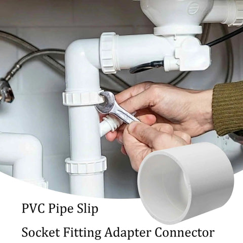 4 Pack 2 Inch SCH40 PVC Pipe Coupling Adapters Socket To Socket Heavy Duty straight pressure fittings installation