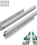 Soft Close Undermount Drawer Slides 18 Inch Concealed Full Extension Bottom Mounting 6 Pairs 100 Lb Capacity Quiet Kitchen Hardware