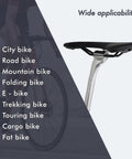 Seat Post For BMX And Fixed Gear, Chrome Molybdenum Steel, compatible with various bike types, rear floating design visible