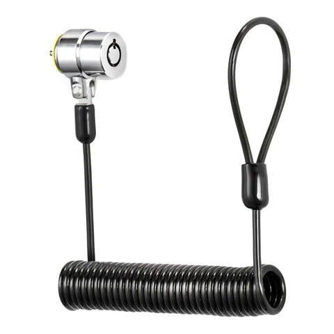 Secure 6 Foot Cut Resistant Laptop Lock Cable With 360 Degree Rotating Lock For 7x3mm Wedge Slot Laptops Anti Theft Computer Lock