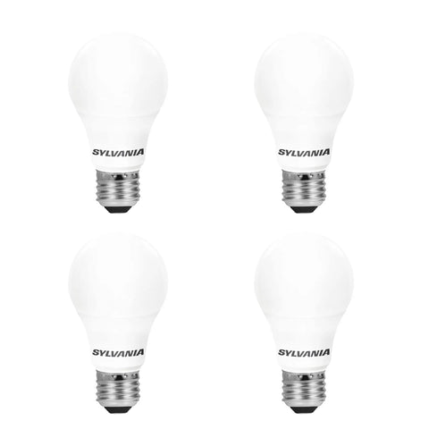 LED Light Bulb 60W Equivalent A19 Four Pack, 8.5W Efficient Daylight Frosted 800 Lumens Medium Base, Energy Saving Bulbs For Home