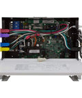 Internal view of Left Hand Spa Control Module PS6702Y LH P1 Blue 115V 230V Replacement For Hot Tubs And Pools with wiring details.