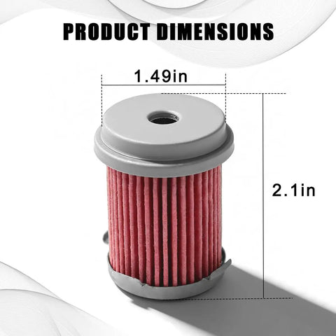 Automatic Transmission Filter And O Ring Kit dimensions 1.49in x 2.1in for Honda CR-V, Pilot, Accord, TL, RDX, RLX, MDX, TSX