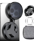 CPL Phone Camera Filter Kit With Quick Mount Polarizer For Mobile Photography Pro Grade Attachment and Carry Case