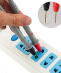 Testing outlet with All Purpose Multimeter Test Leads With Banana Plug Probes For Digital Meters 20A 1000V PVC Insulated